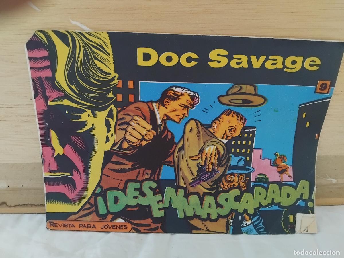 Tebeos: DOC SAVAGE N&ordm; 9 DESENMASCARADA. ROLLAN 1961 ORIGINAL. - Foto 1