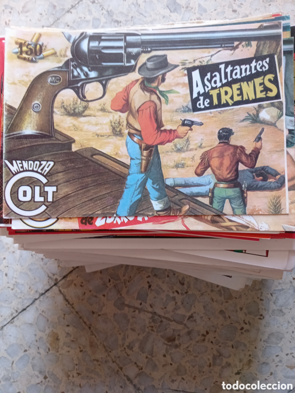 Tebeos: MENDOZA COLT ASALTANTES DE TRENES - Foto 1