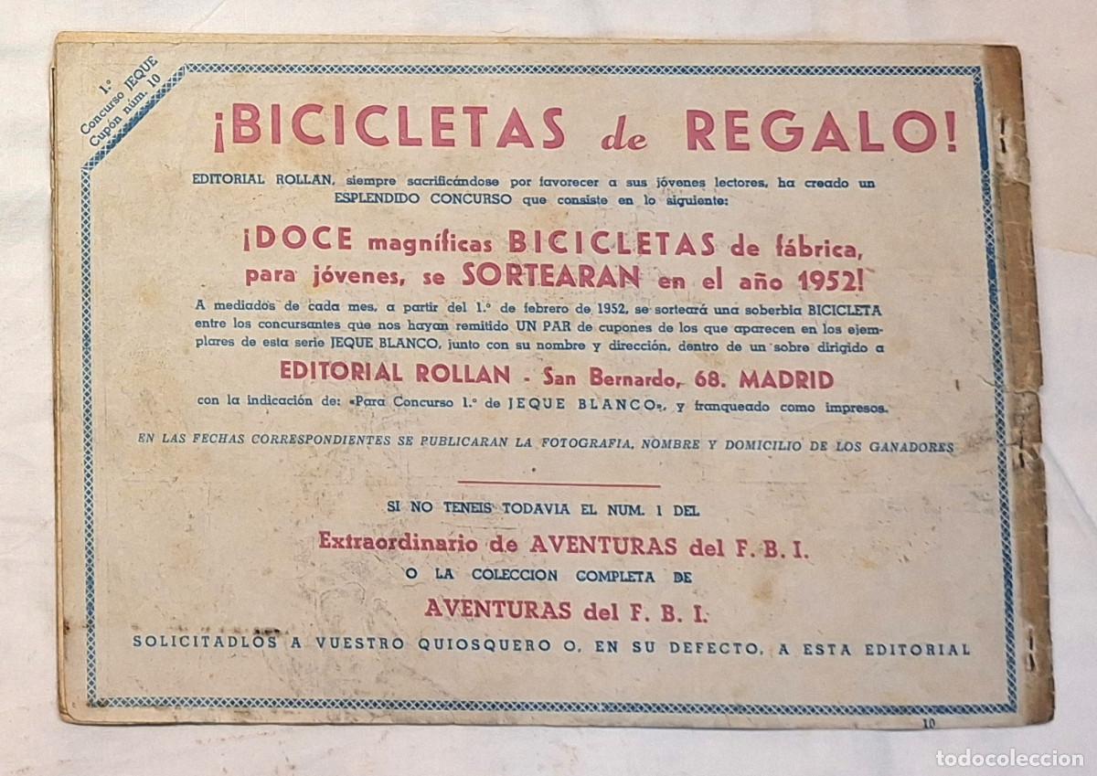 Tebeos: Jeque Blanco n&ordm; 10 Edit Roll&aacute;n a&ntilde;o 52 Original - Foto 2