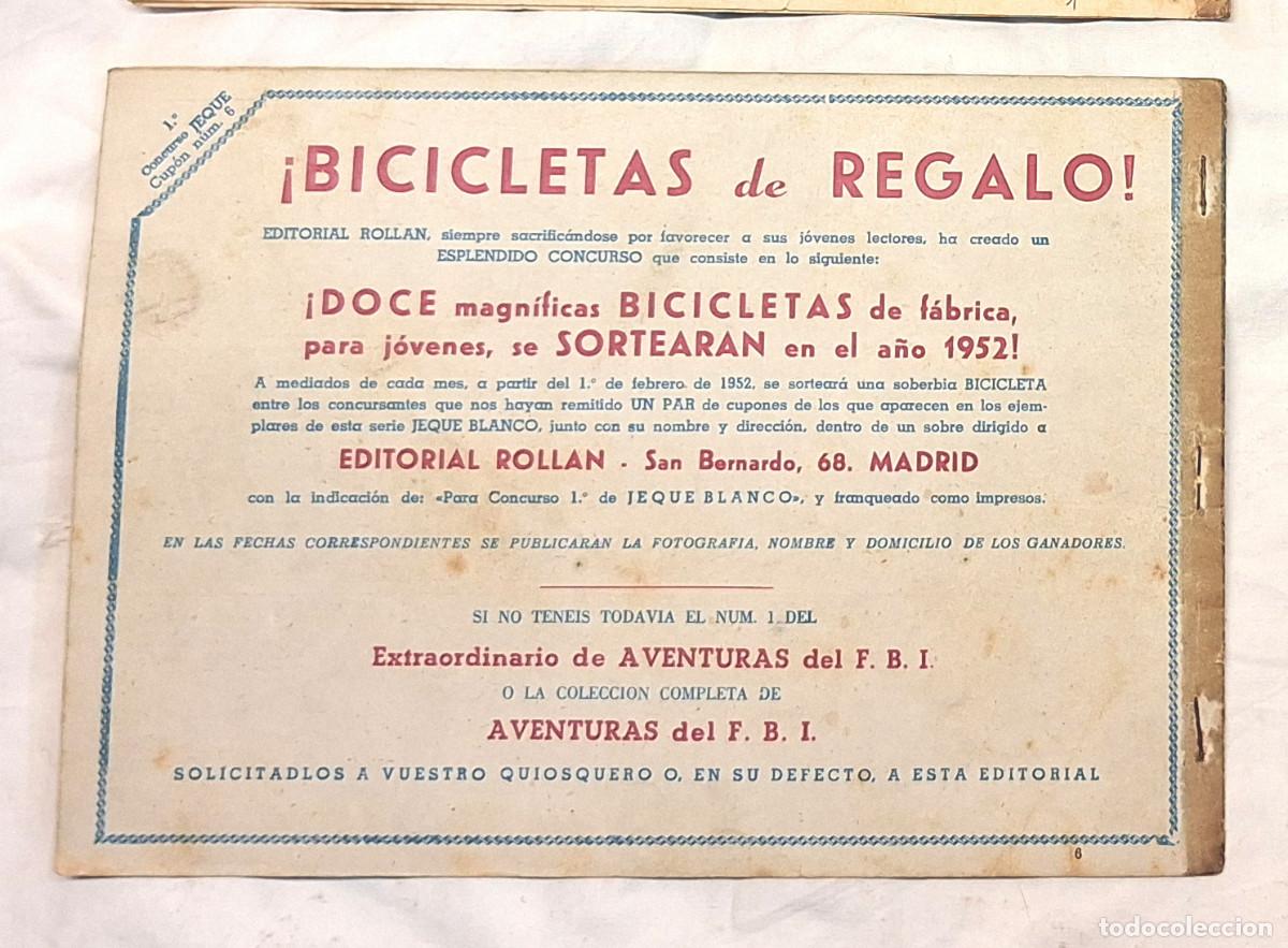 Tebeos: Jeque Blanco n&ordm; 6 Edit Roll&aacute;n a&ntilde;o 52 Original - Foto 2