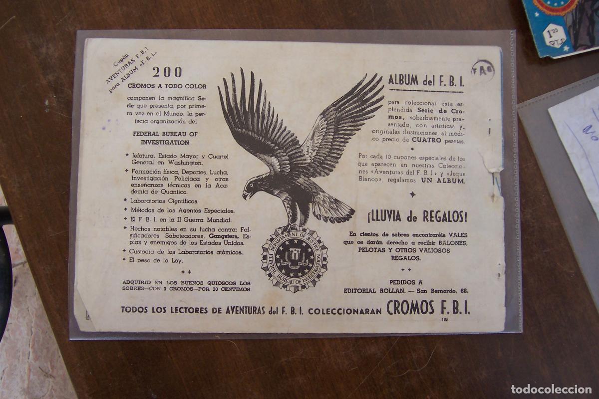 Tebeos: aventuras del fbi original n&ordm; 105 - Foto 2