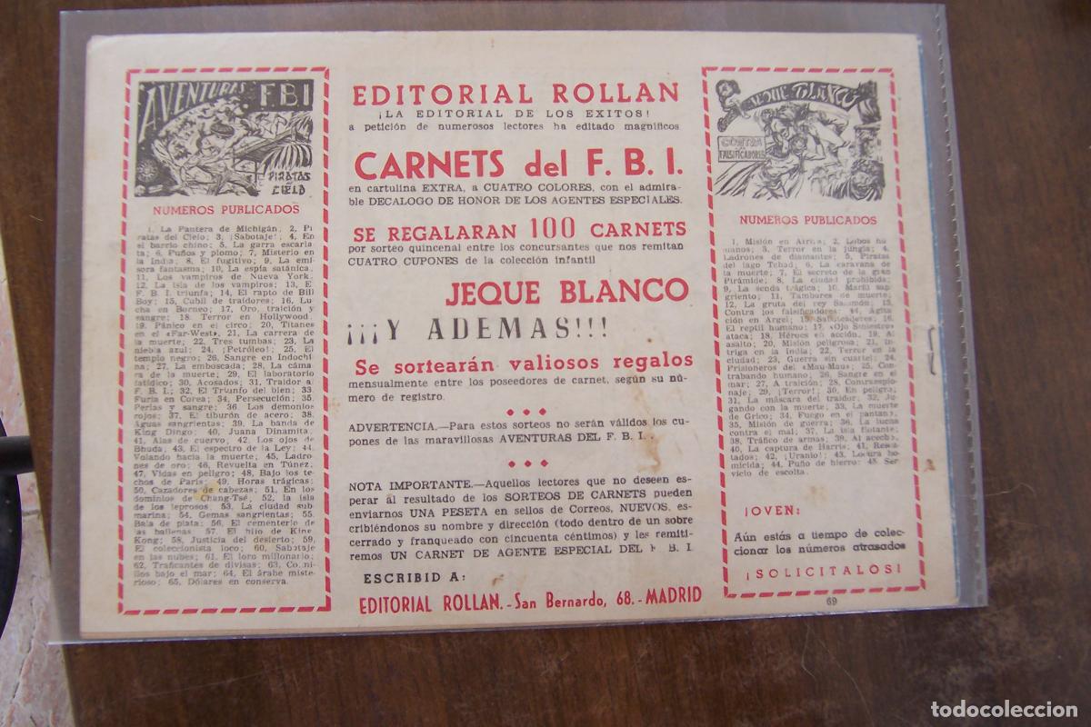 Tebeos: aventuras del fbi original n&ordm; 69 - Foto 2