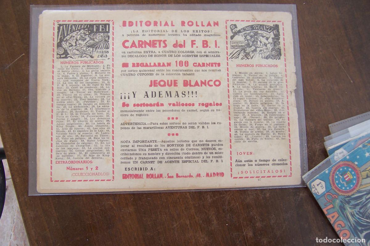 Tebeos: aventuras del fbi original n&ordm; 67 - Foto 2