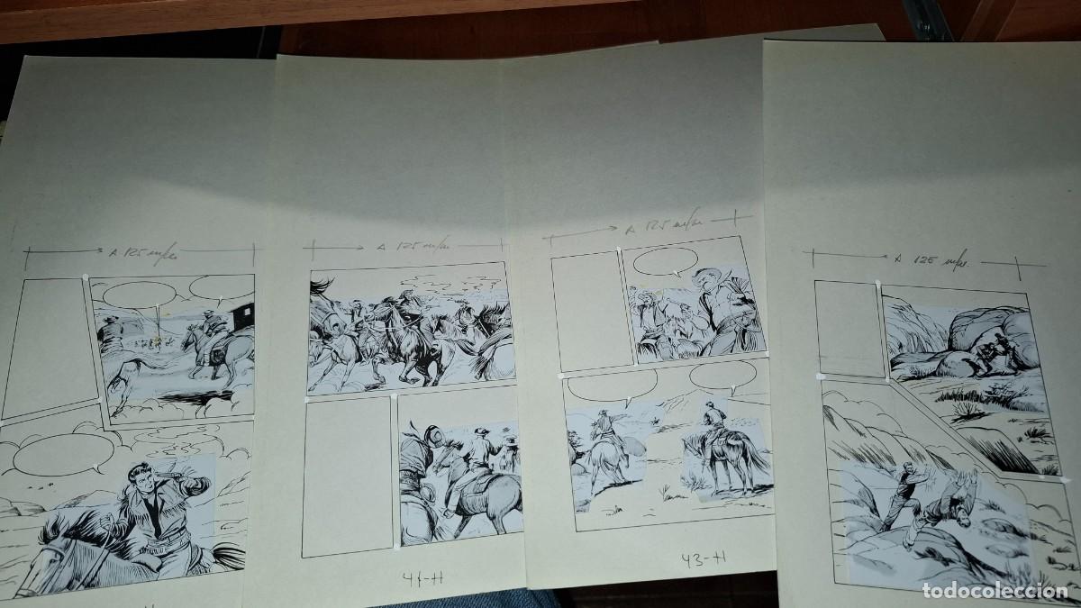 Tebeos: Planchas-Laminas, mendoza colt remontadas - Foto 5