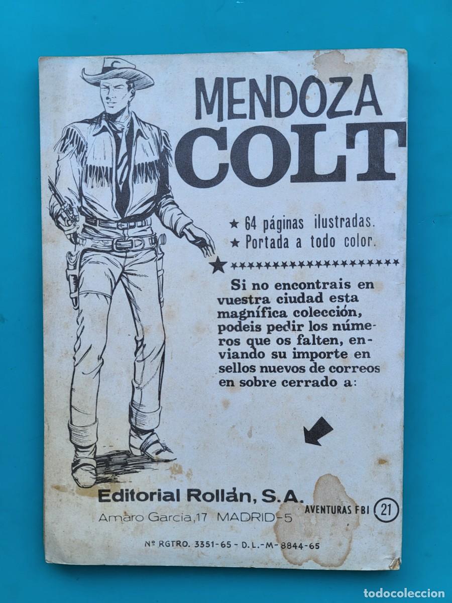 Tebeos: Aventuras del FBI. 21. Editorial Roll&aacute;n. - Foto 2