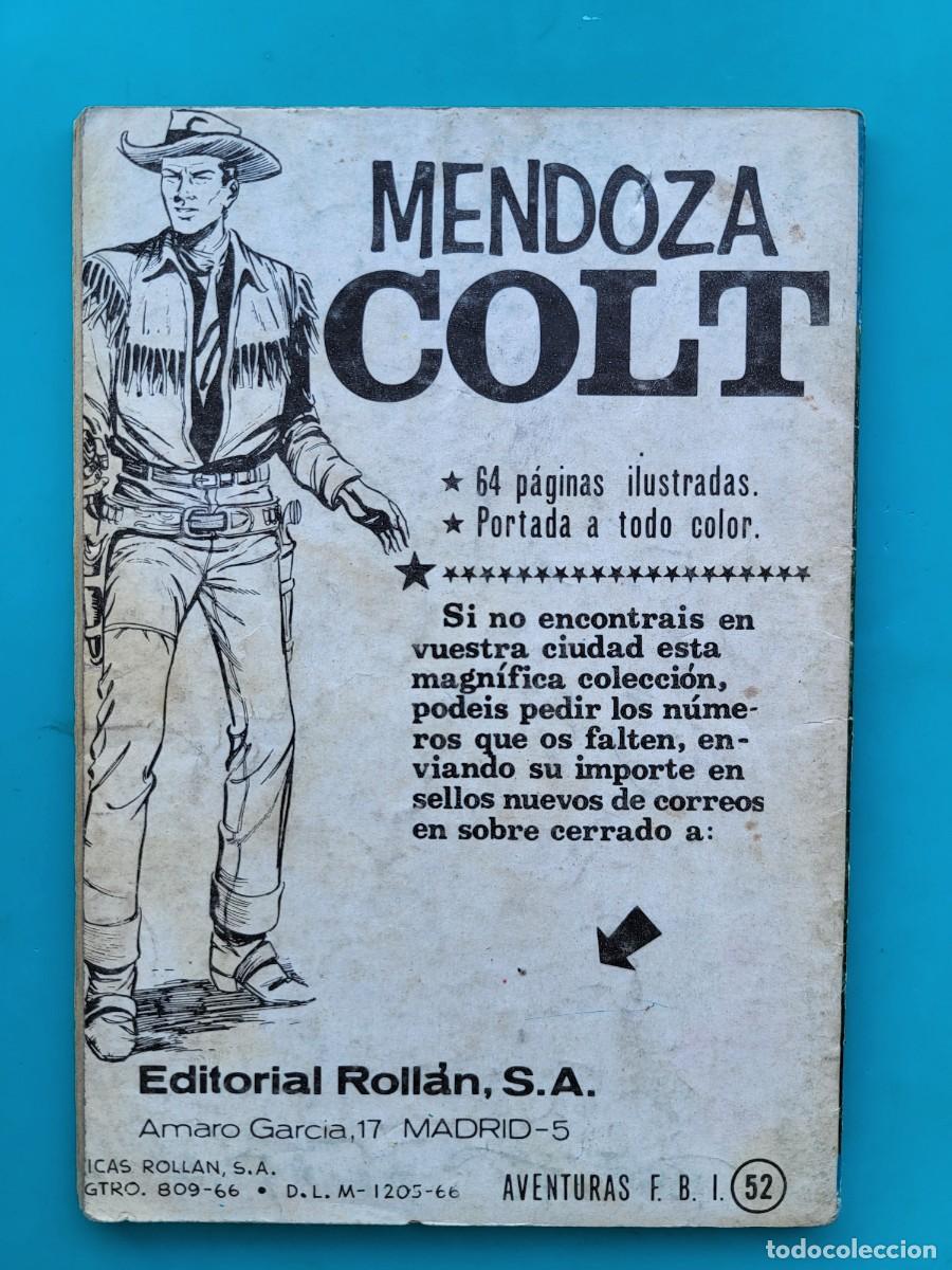 Tebeos: Aventuras del FBI. 52. Editorial Roll&aacute;n. - Foto 2