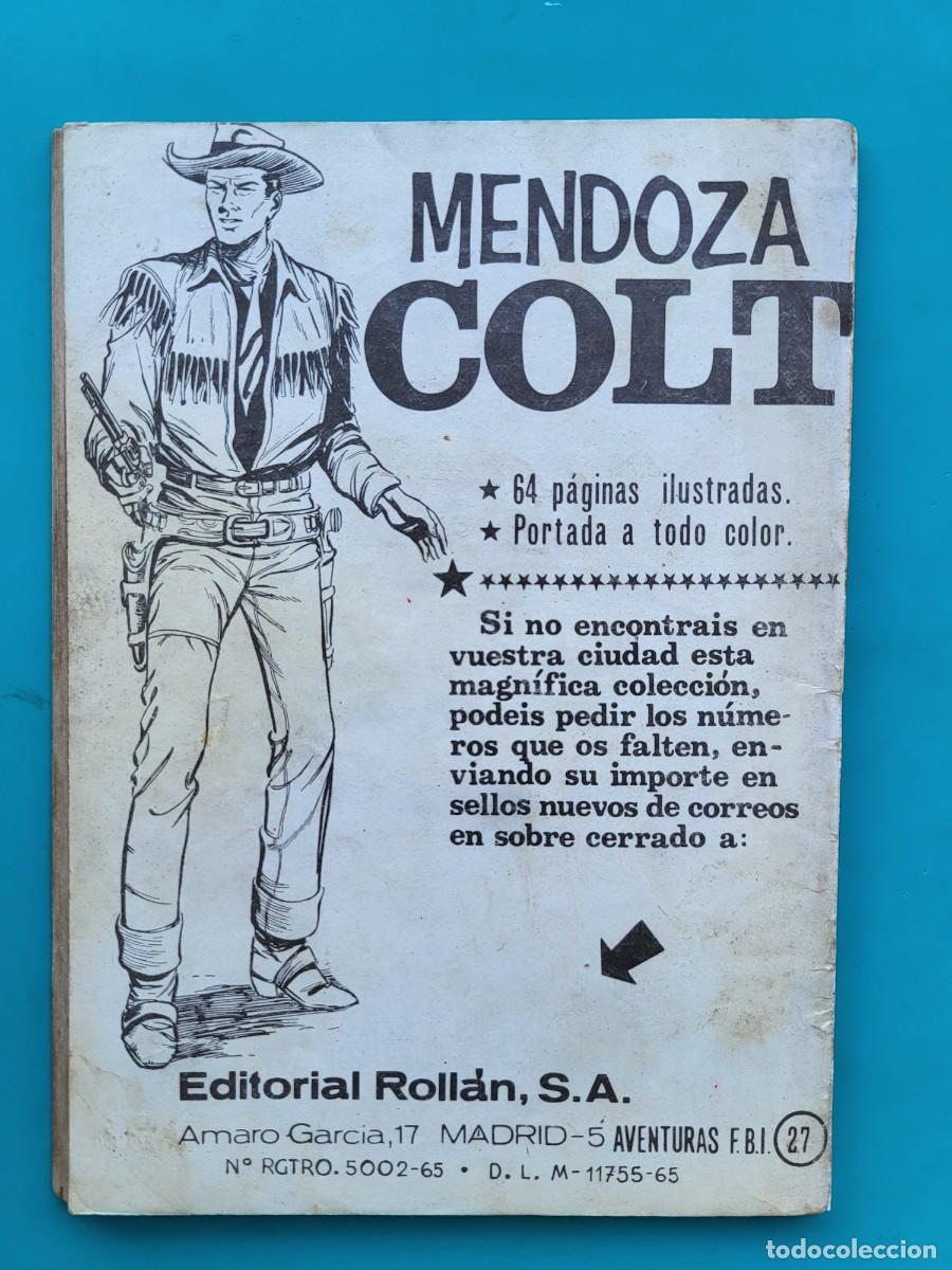 Tebeos: Aventuras del FBI. 27. Editorial Roll&aacute;n. - Foto 2