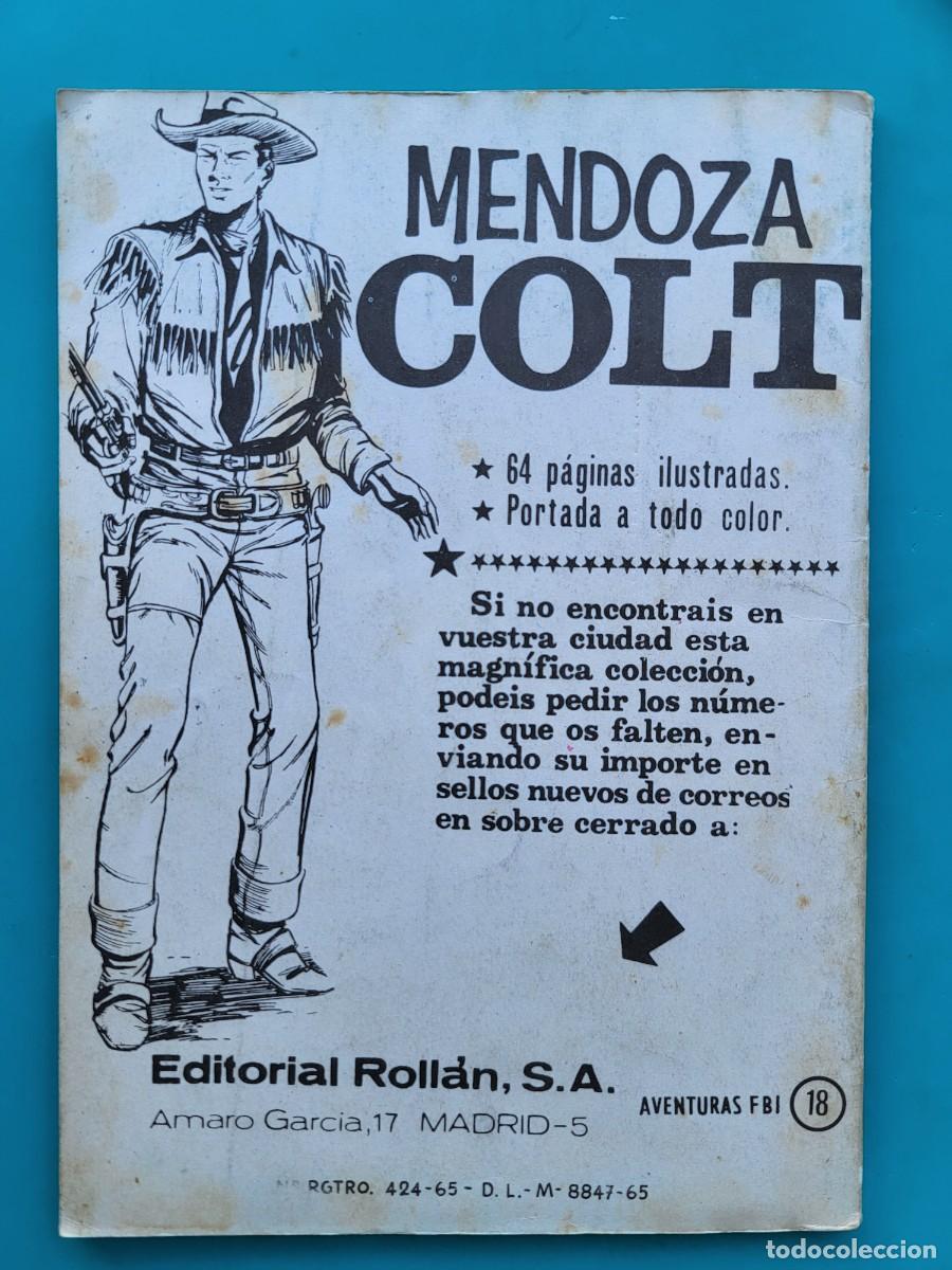 Tebeos: Aventuras del FBI. 18. Editorial Roll&aacute;n. - Foto 2