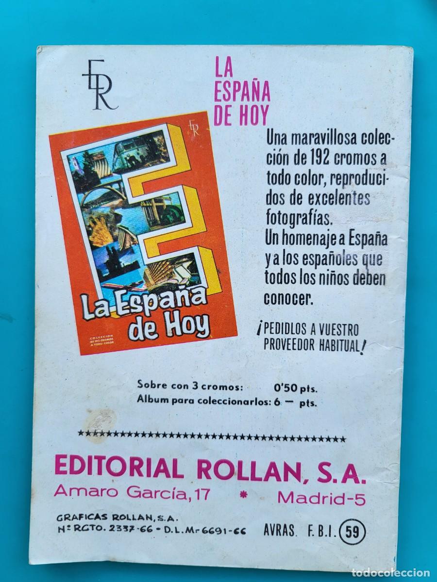Tebeos: Aventuras del FBI. 59. Editorial Roll&aacute;n. - Foto 2