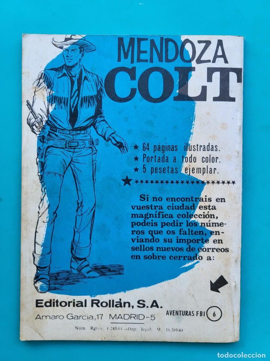 Tebeos: Aventuras del FBI. 6. Editorial Roll&aacute;n. - Foto 2