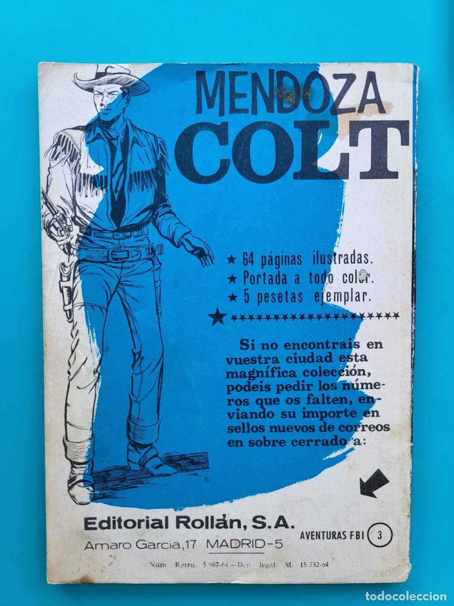 Tebeos: Aventuras del FBI. 3. Editorial Roll&aacute;n. - Foto 2