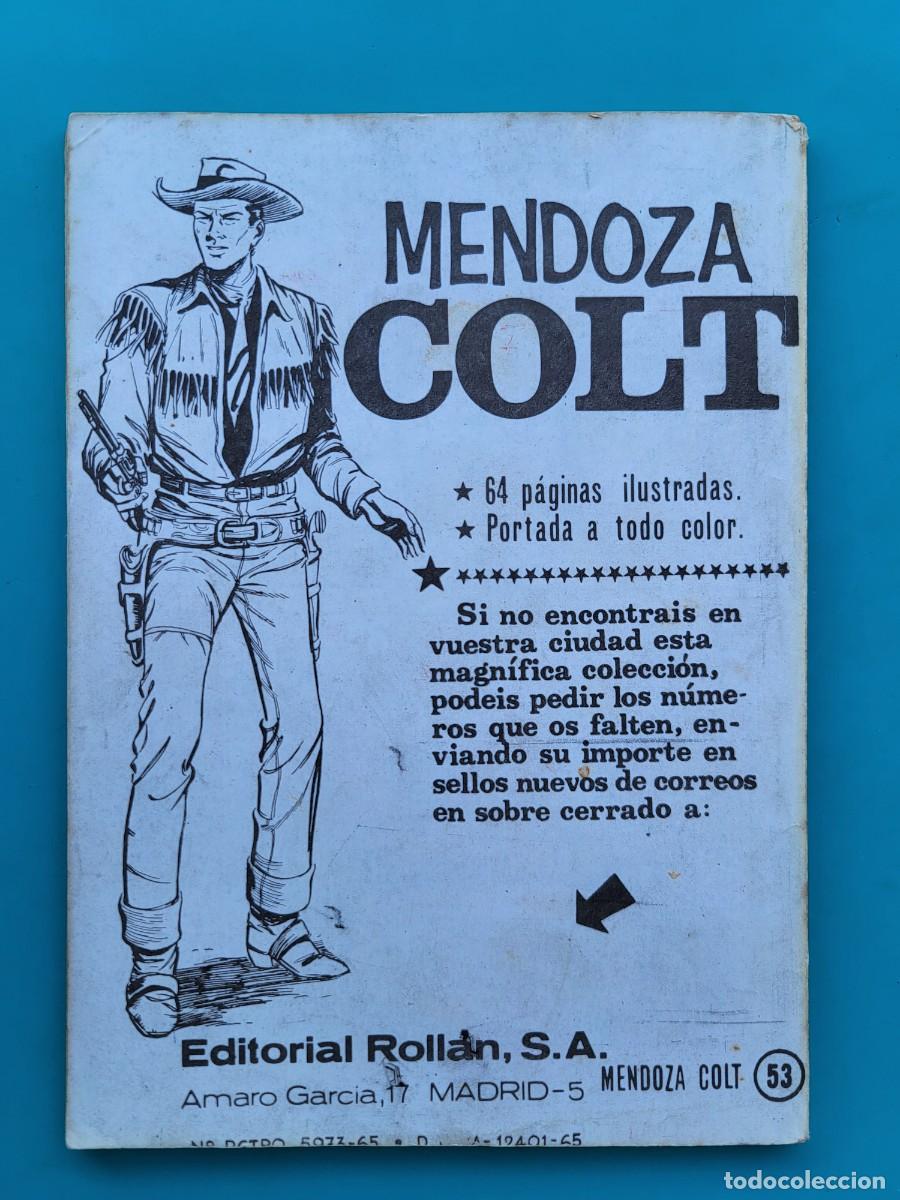 Tebeos: Mendoza Colt. 53. Editorial Roll&aacute;n. - Foto 2