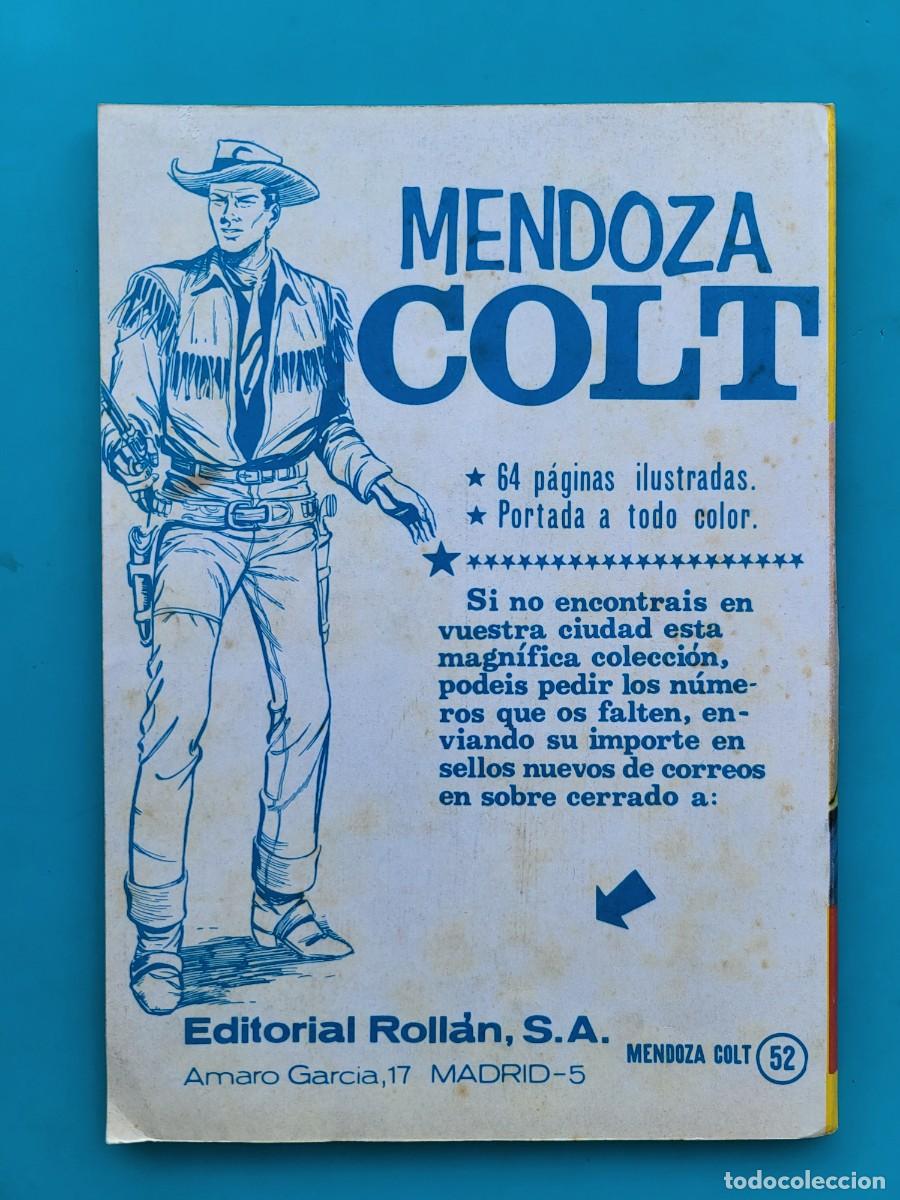 Tebeos: Mendoza Colt. 52. Editorial Roll&aacute;n. - Foto 2