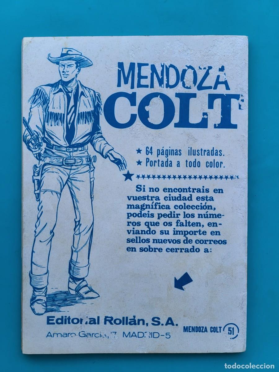 Tebeos: Mendoza Colt. 51. Editorial Roll&aacute;n. - Foto 2