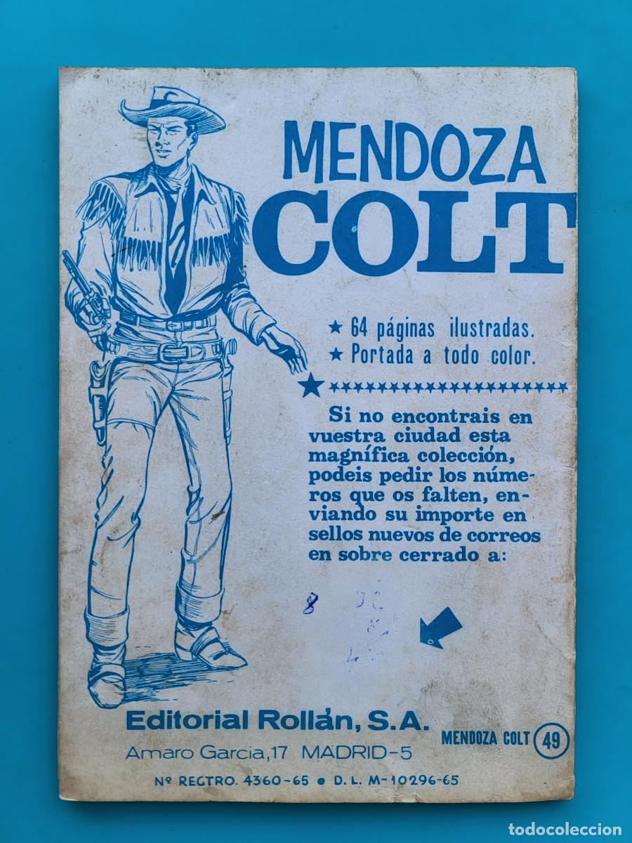 Tebeos: Mendoza Colt. 49. Editorial Roll&aacute;n. - Foto 2