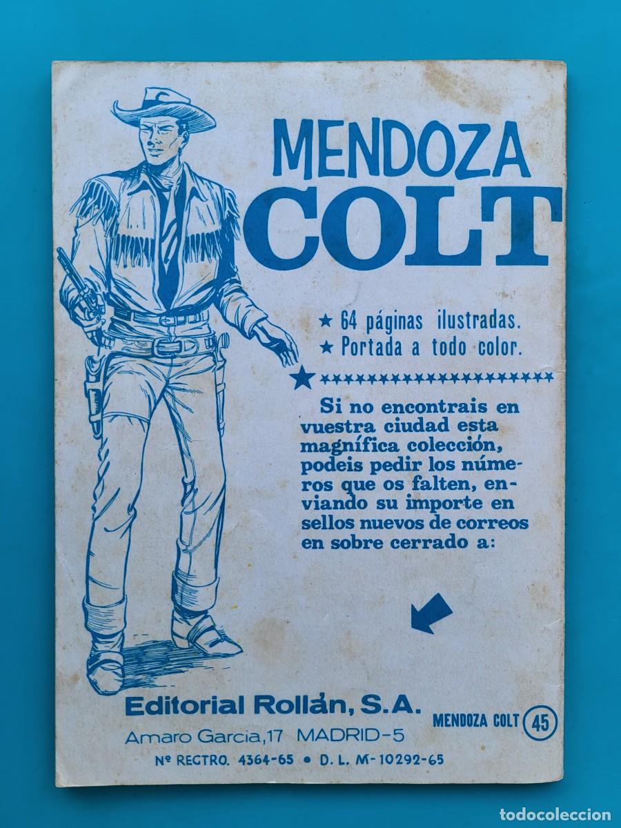 Tebeos: Mendoza Colt. 45. Editorial Roll&aacute;n. - Foto 2