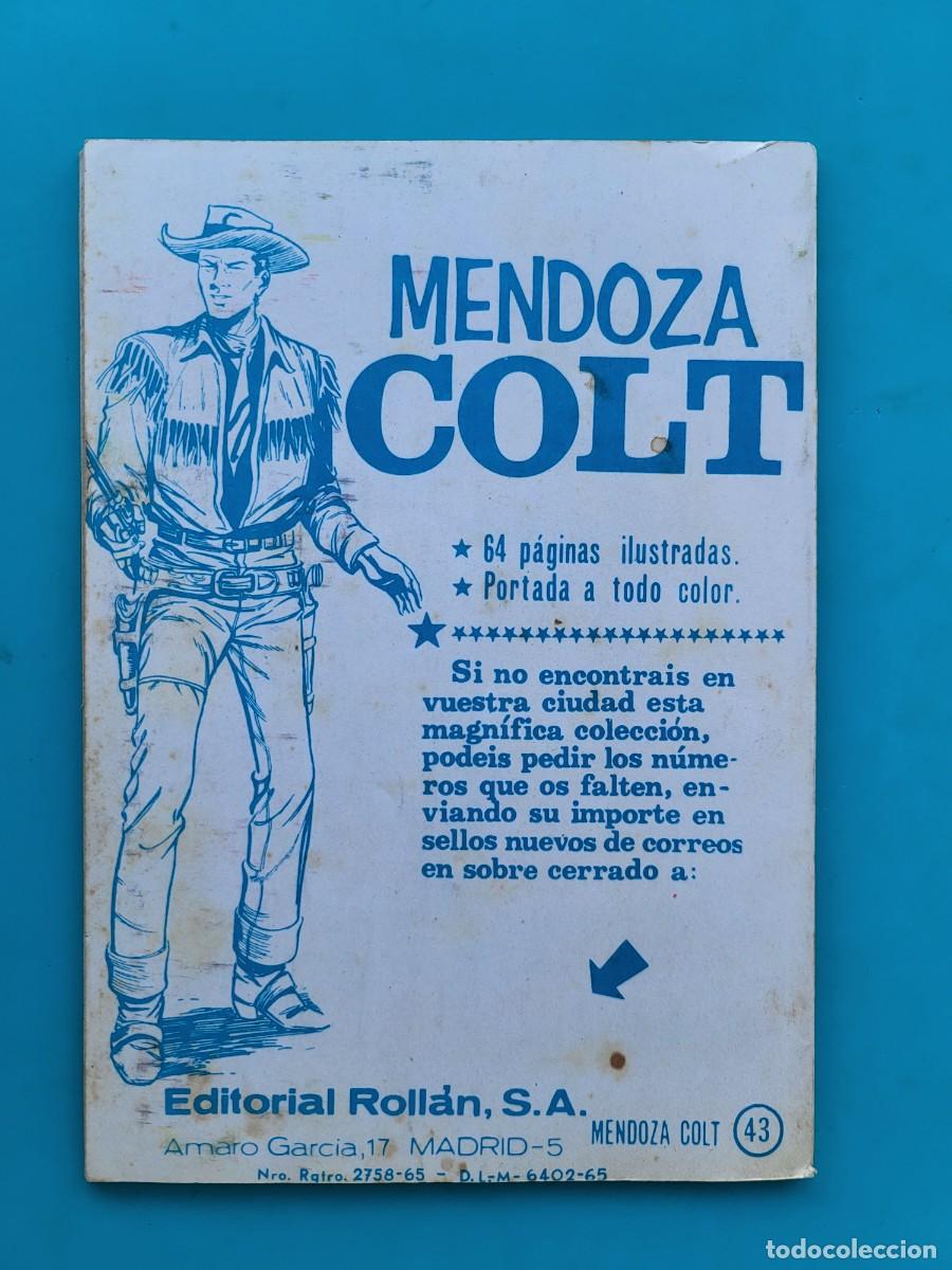 Tebeos: Mendoza Colt. 43. Editorial Roll&aacute;n. - Foto 2