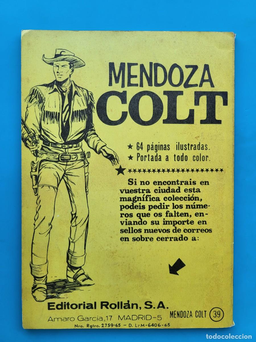 Tebeos: Mendoza Colt. 39. Editorial Roll&aacute;n. - Foto 2