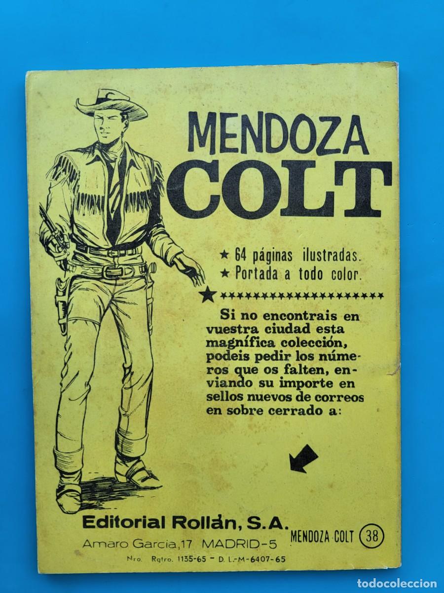 Tebeos: Mendoza Colt. 38. Editorial Roll&aacute;n. - Foto 2