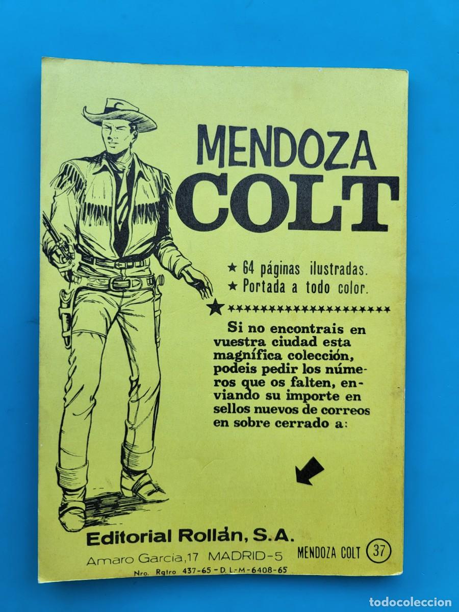 Tebeos: Mendoza Colt. 37. Editorial Roll&aacute;n. - Foto 2