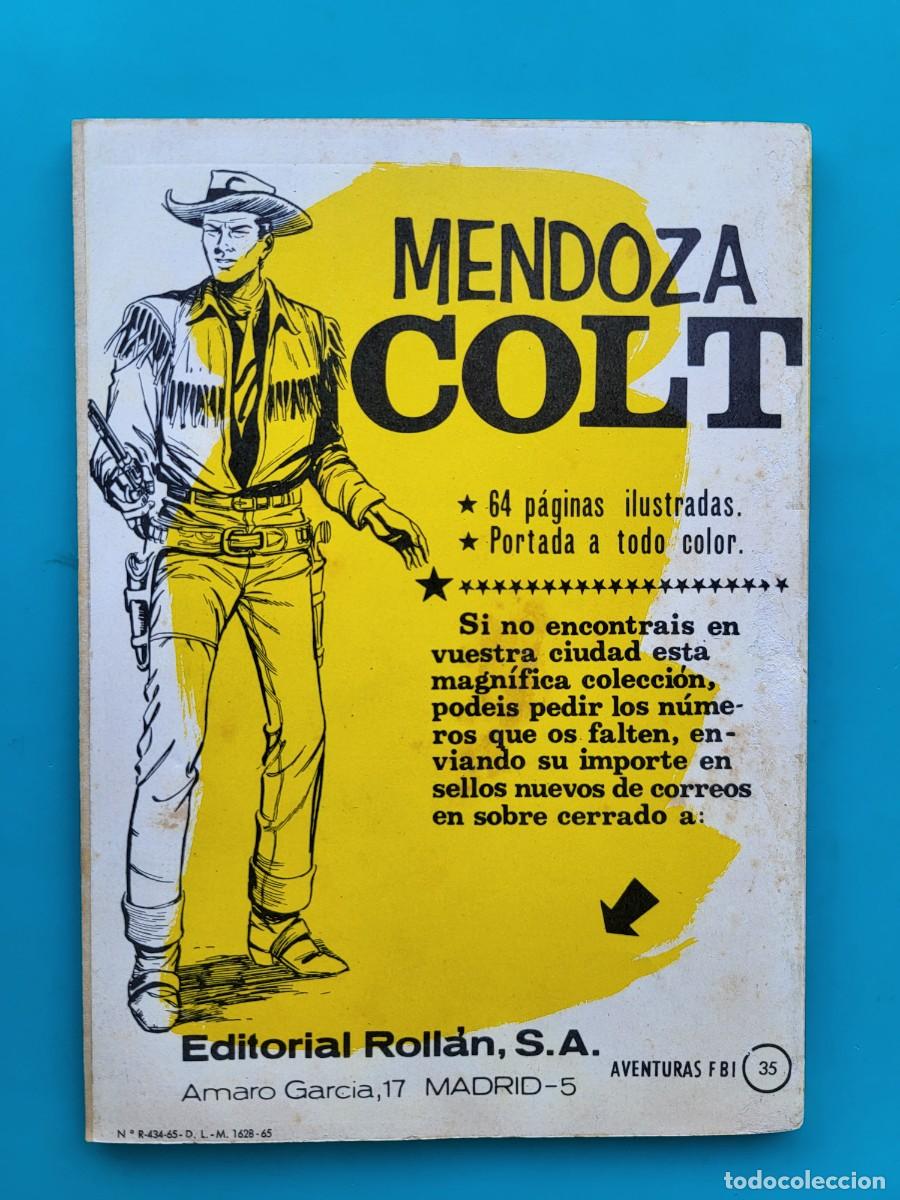 Tebeos: Mendoza Colt. 35. Editorial Roll&aacute;n. - Foto 2