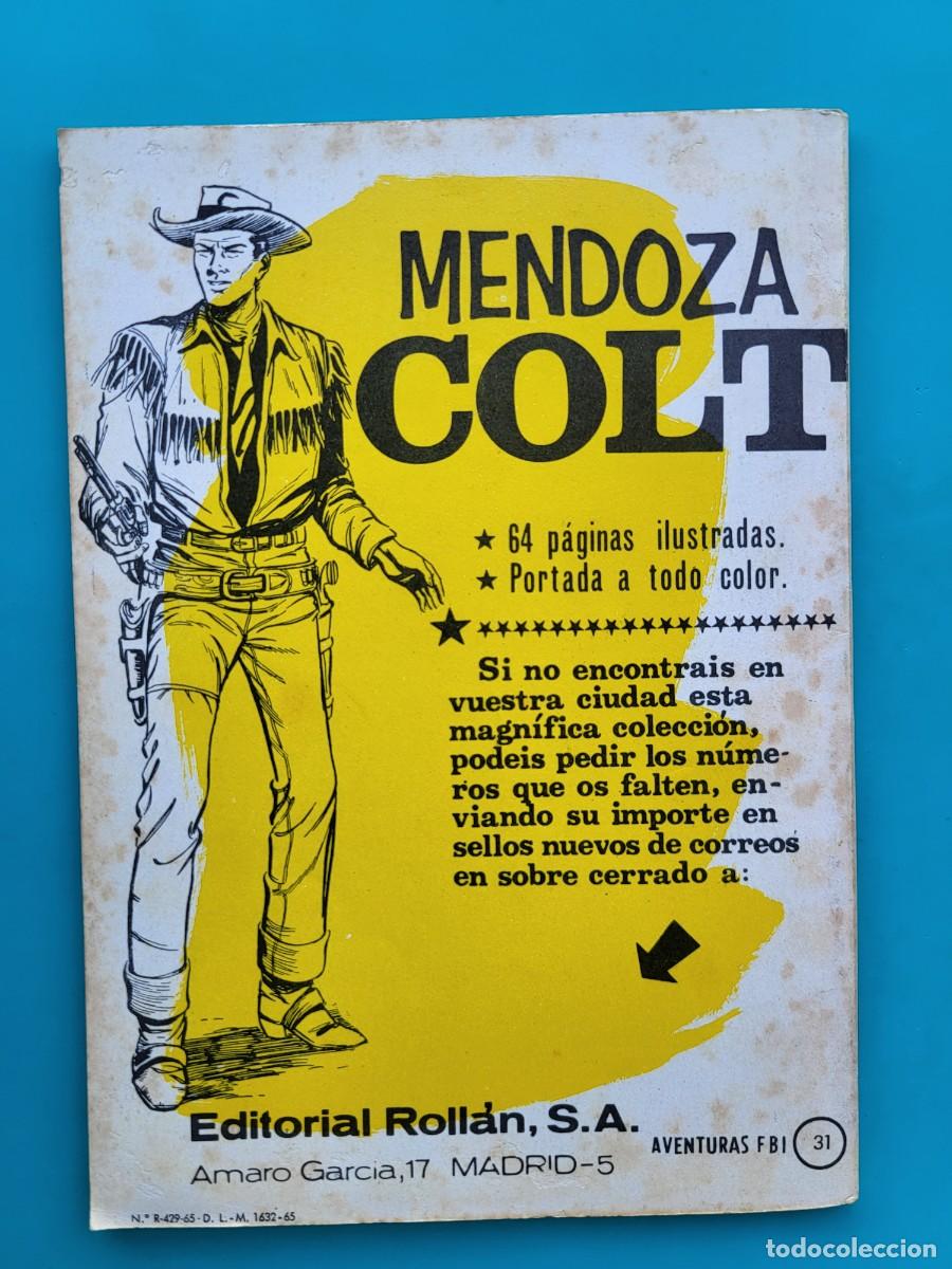 Tebeos: Mendoza Colt. 31. Editorial Roll&aacute;n. - Foto 2