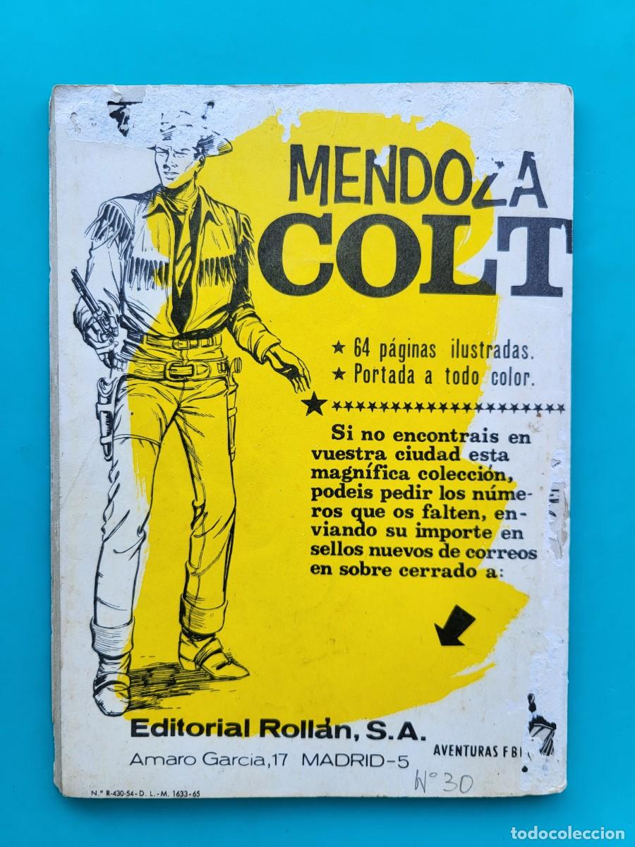 Tebeos: Mendoza Colt. 30. Editorial Roll&aacute;n. - Foto 2