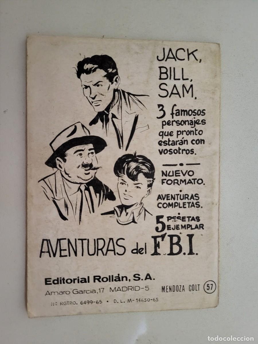 Tebeos: Mendoza Colt. 57. Editorial Roll&aacute;n. - Foto 2
