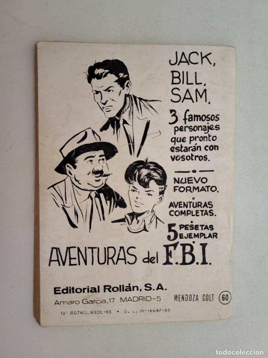 Tebeos: Mendoza Colt. 60. Editorial Roll&aacute;n. - Foto 2