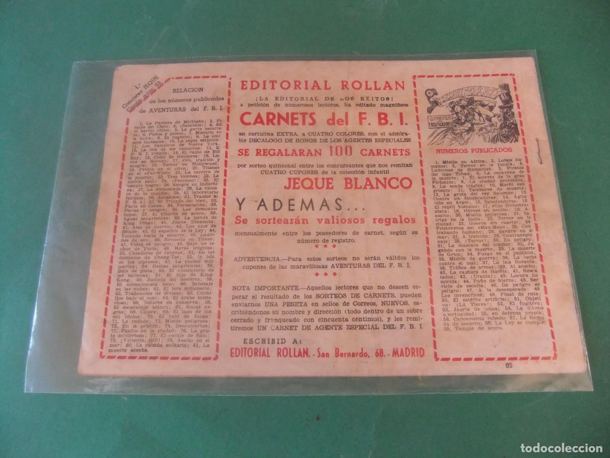 Tebeos: JEQUE BLANCO N&ordm; 65 ROLLAN ORIGINAL - Foto 2