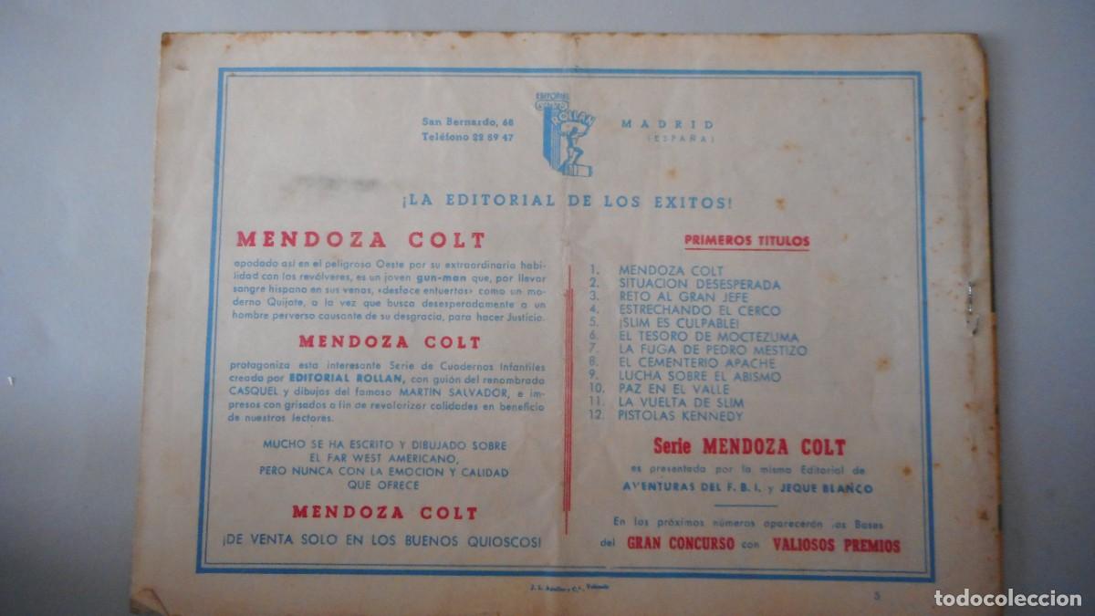 Tebeos: MENDOZA COLT N&ordm; 5.ORIGINAL / C-23 - Foto 2