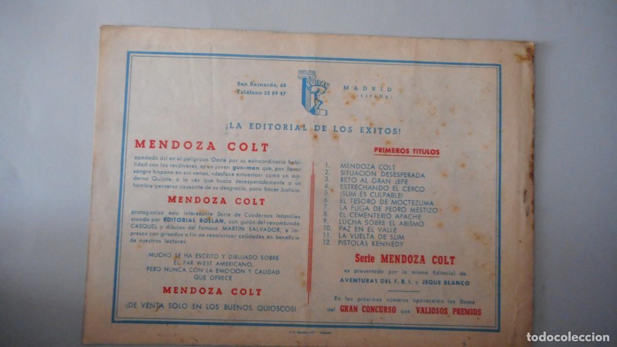 Tebeos: MENDOZA COLT N&ordm; 10. ORIGINAL / C-23 - Foto 2