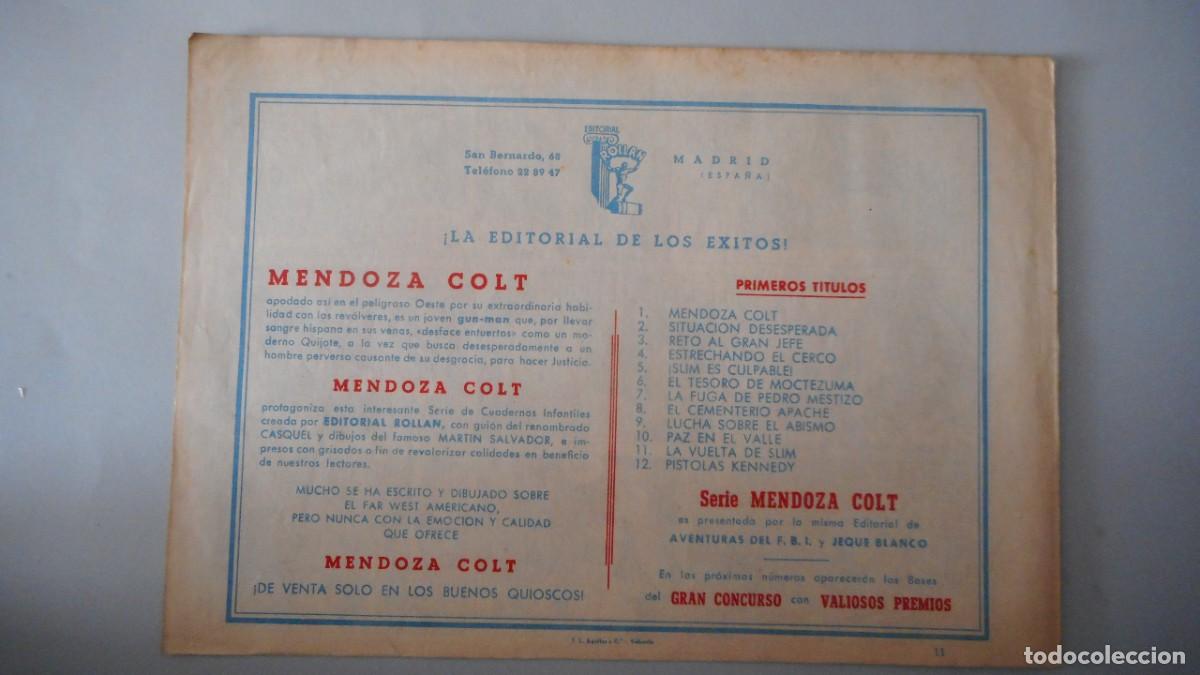 Tebeos: MENDOZA COLT N&ordm;11. ORIGINAL / C-23 - Foto 2
