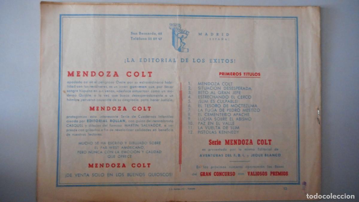 Tebeos: MENDOZA COLT N&ordm; 12. ORIGINAL / C-23 - Foto 2