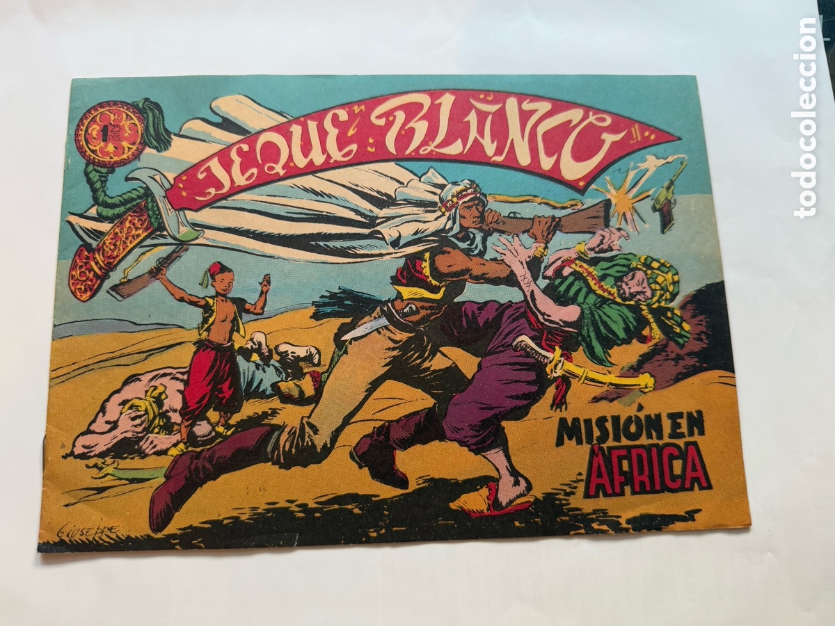 Tebeos: JEQUE BLANCO. N 1. Ed ROLLAN