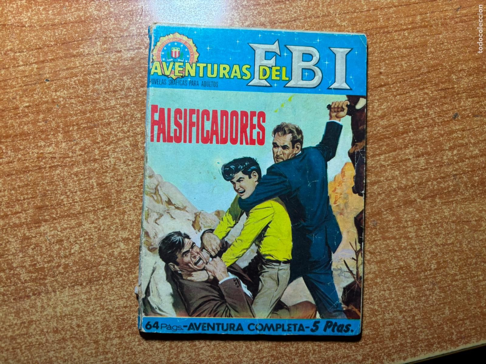 Tebeos: AVENTURAS DEL FBI N&ordm; 56 EDITORIAL ROLLAN 1965