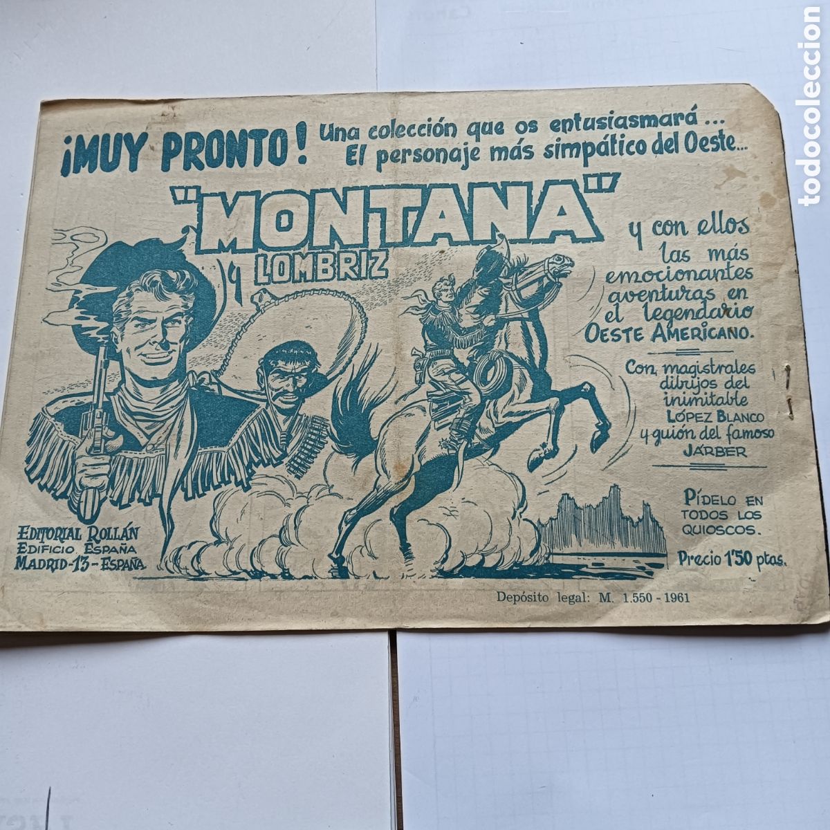 Tebeos: ROCK VANGUARD NUM8 EDI.ROLLAN ORIGINAL - Foto 2