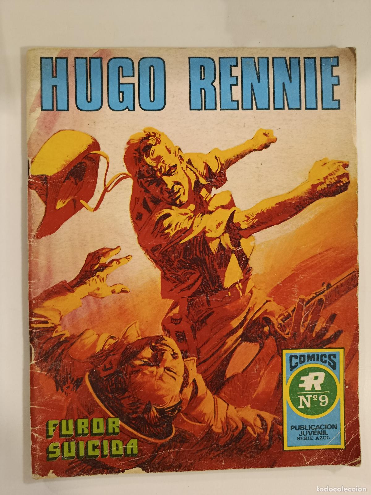 Tebeos: HUGO RENNIE 9. FUROR SUICIDA. EDITORIAL ROLL&Aacute;N SERIE AZUL