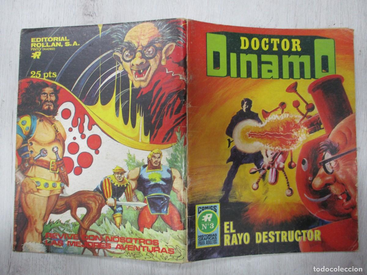 Tebeos: COMICS ROLLAN - DOCTOR DINAMO - NUMERO 3 - EL RAYO DESTRUCTOR - Foto 2