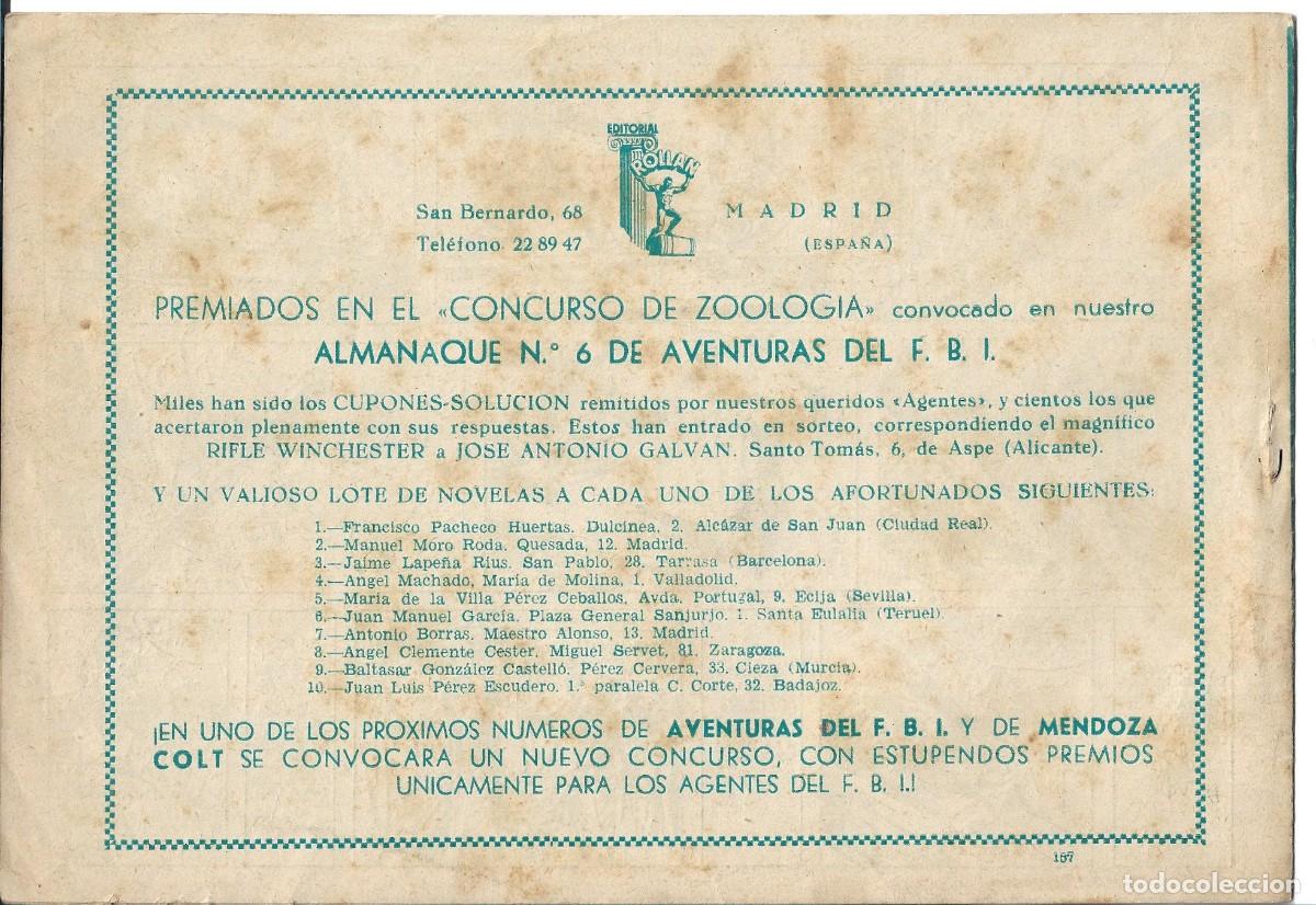Tebeos: AVENTURAS DEL FBI - ORIGINAL NUM 157 - Foto 2