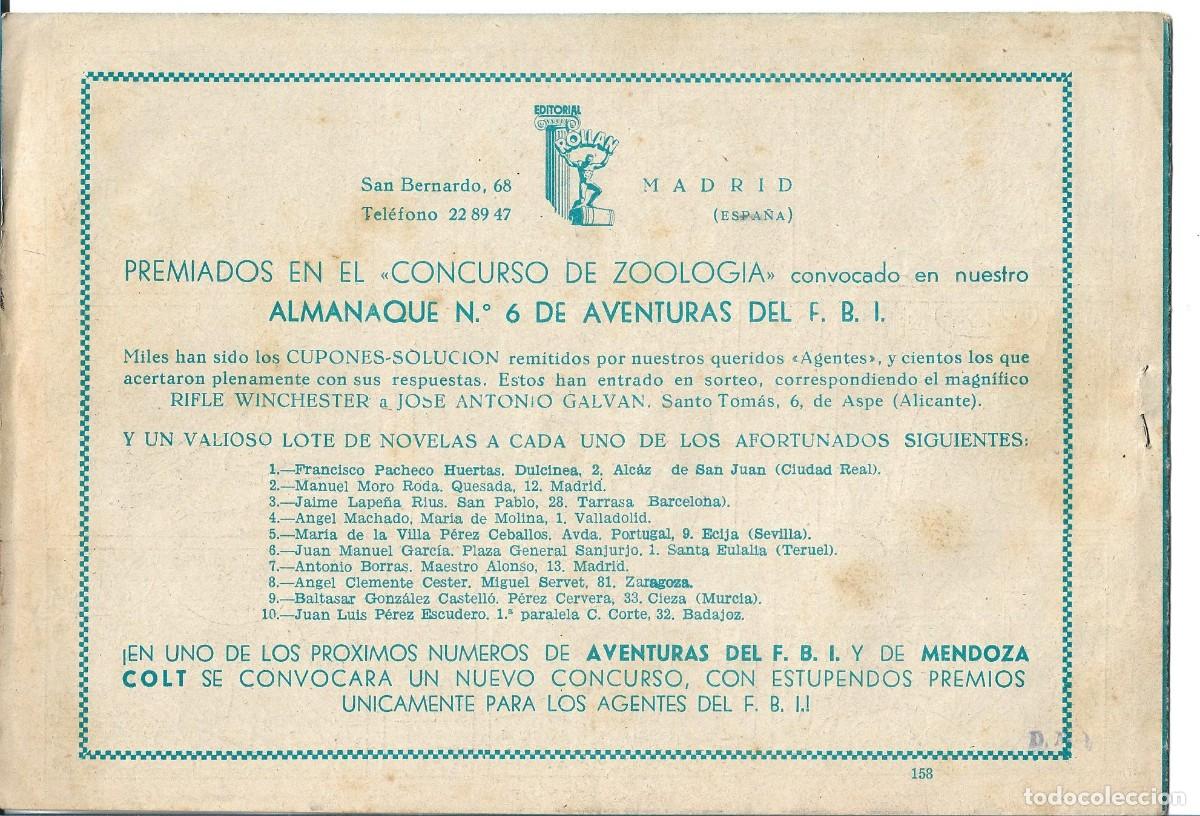 Tebeos: AVENTURAS DEL FBI - ORIGINAL NUM 158 - Foto 2