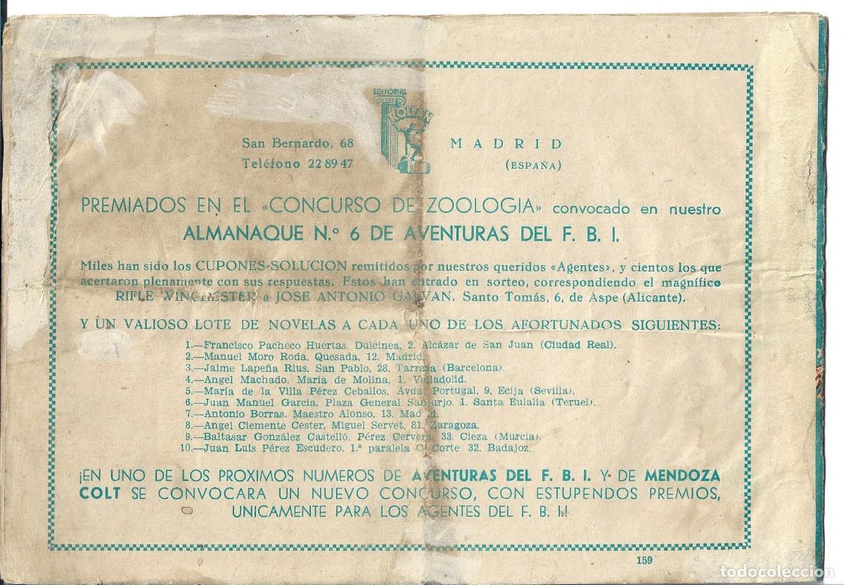 Tebeos: AVENTURAS DEL FBI - ORIGINAL NUM 159 - Foto 2