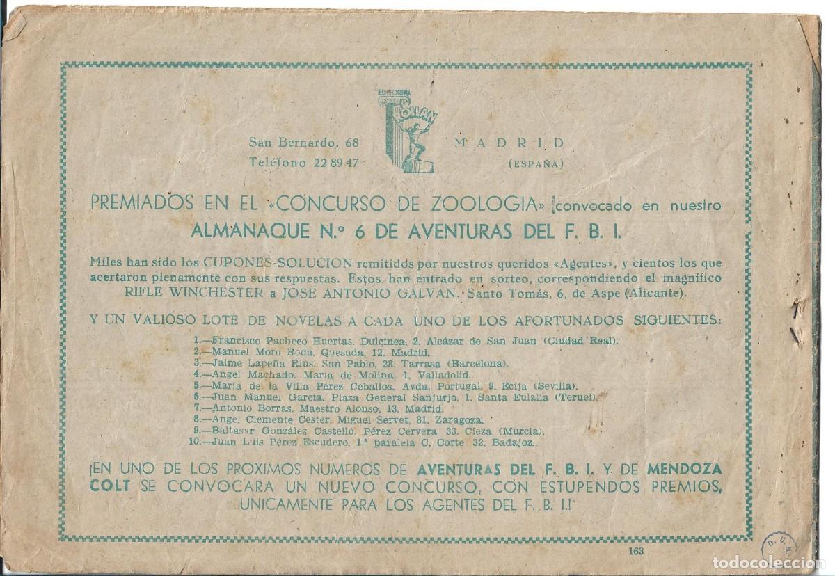 Tebeos: AVENTURAS DEL FBI - ORIGINAL NUM 163 - Foto 2