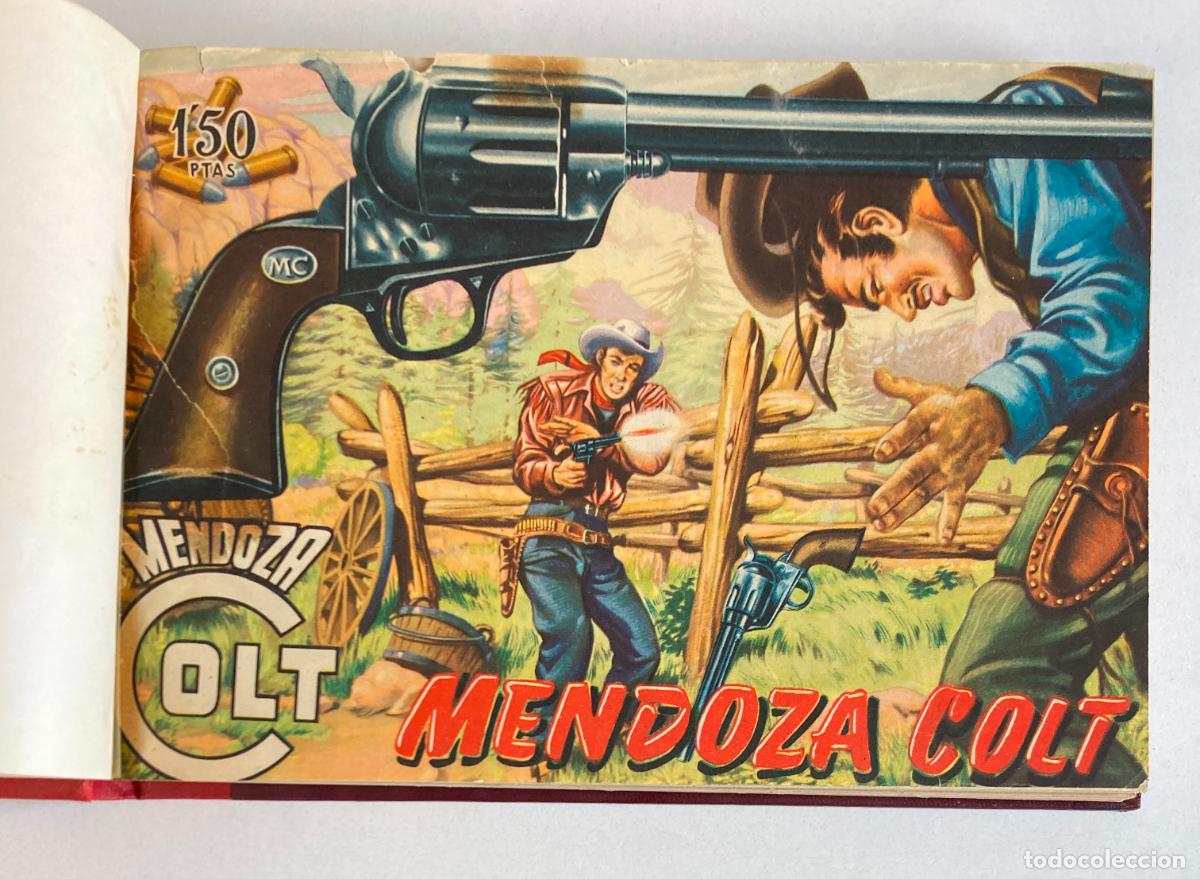 Tebeos: MENDOZA COLT 10 PRIMEROS NUMEROS Y 23 F.B.I. ROLLAN, ORIGINAL - ENCUADERNADOS EN UN TOMO