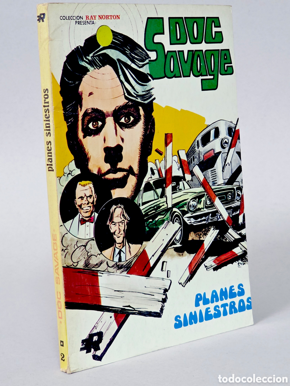 Tebeos: C&Oacute;MIC DOC SALVAJE 2 PLANES SINIESTROS EDITORIAL ROLLAN CANTO DESCOLORIDO BUEN ESTADO