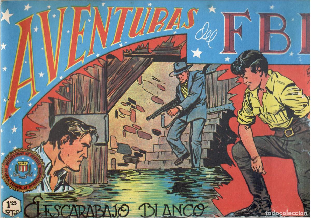 Tebeos: Comic Aventuras del FBI, n&ordm; 66: El escarabajo blanco - Rollan