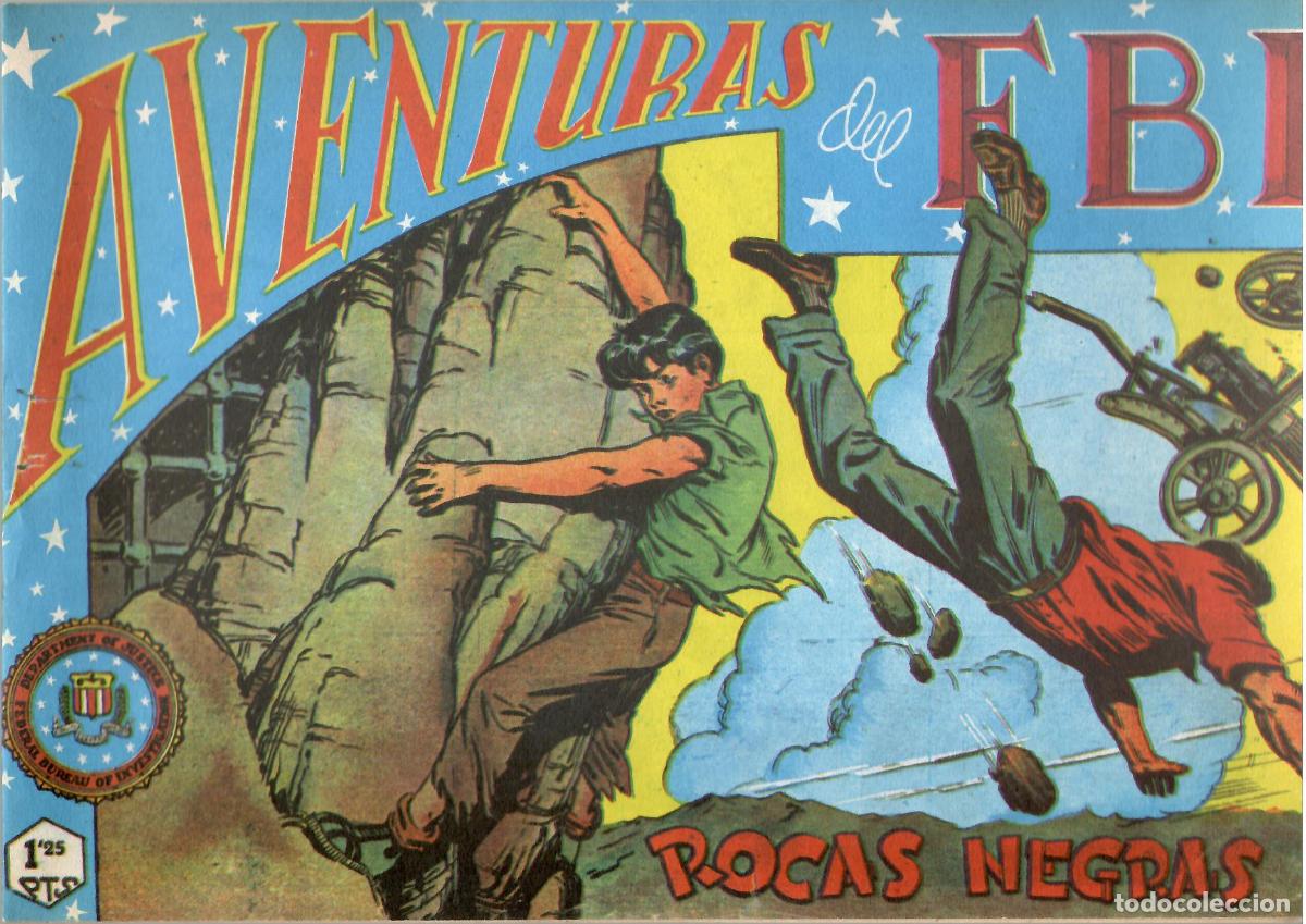 Tebeos: Comic Aventuras del FBI, n&ordm; 67: Rocas negras - Rollan