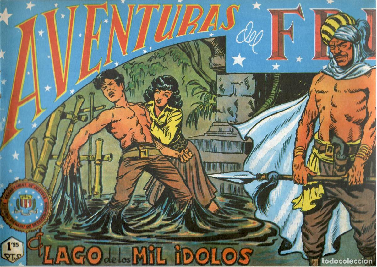 Tebeos: Comic Aventuras del FBI, n&ordm; 69: El lago de los mil idolos - Rollan