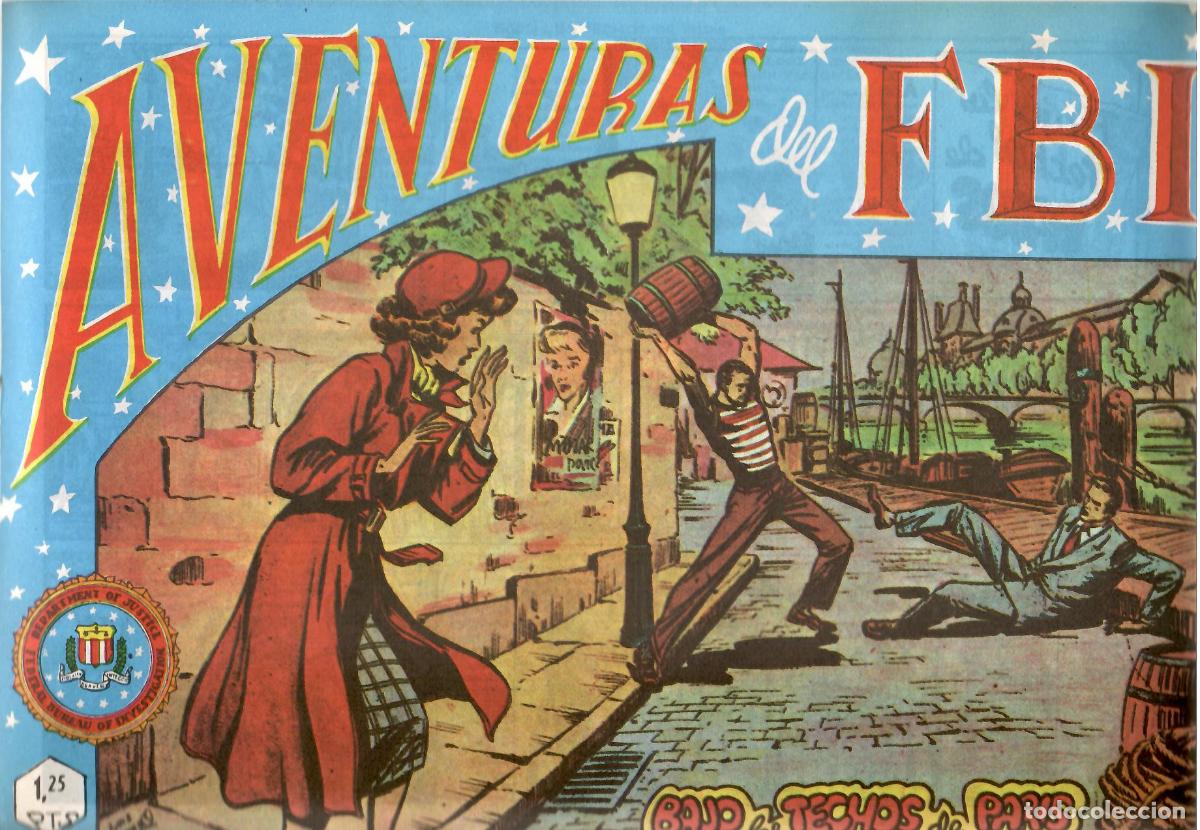 Tebeos: Comic Aventuras del FBI, n&ordm; 48: Bajo los techos de Paris - Rollan