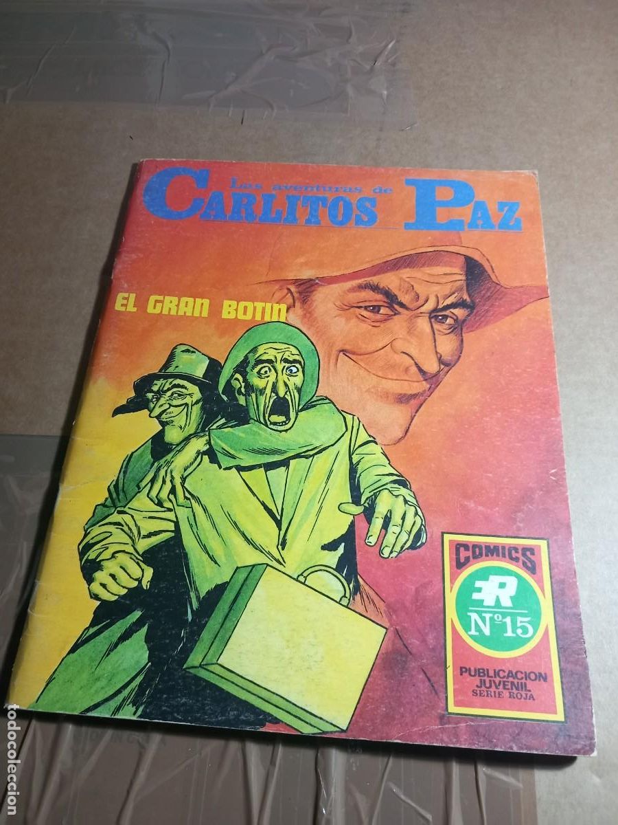 Tebeos: LAS AVENTURAS DE CARLITOS PAZ N&deg; 15 EL GRAN BOTIN EDITORIAL ROLLAN
